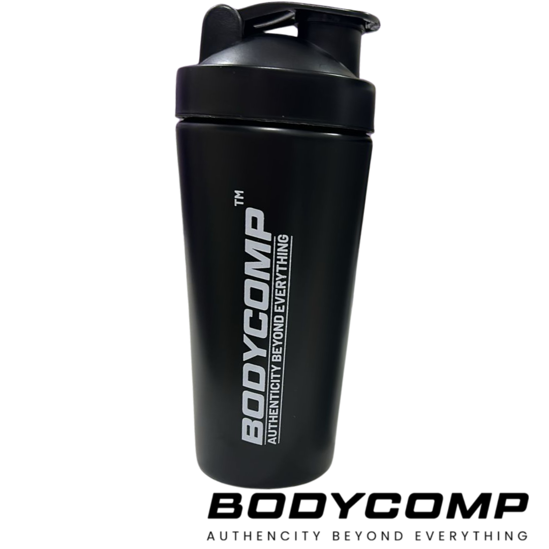 Untitled design (11) BODYCOMP Premium Steel Shaker / Black - Image 1